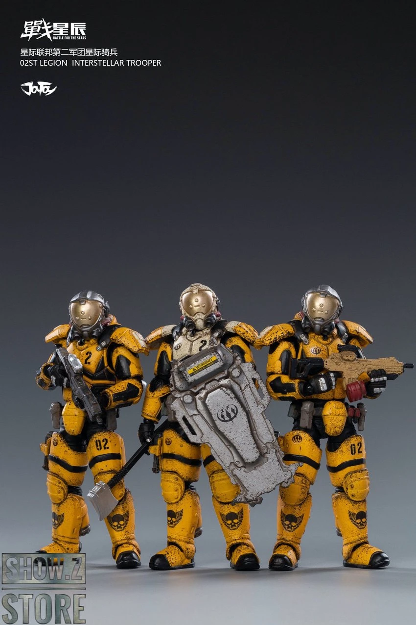 JoyToy Source 1/18 The 2nd Legion Interstellar Troopers Set Of 3 - Image 7