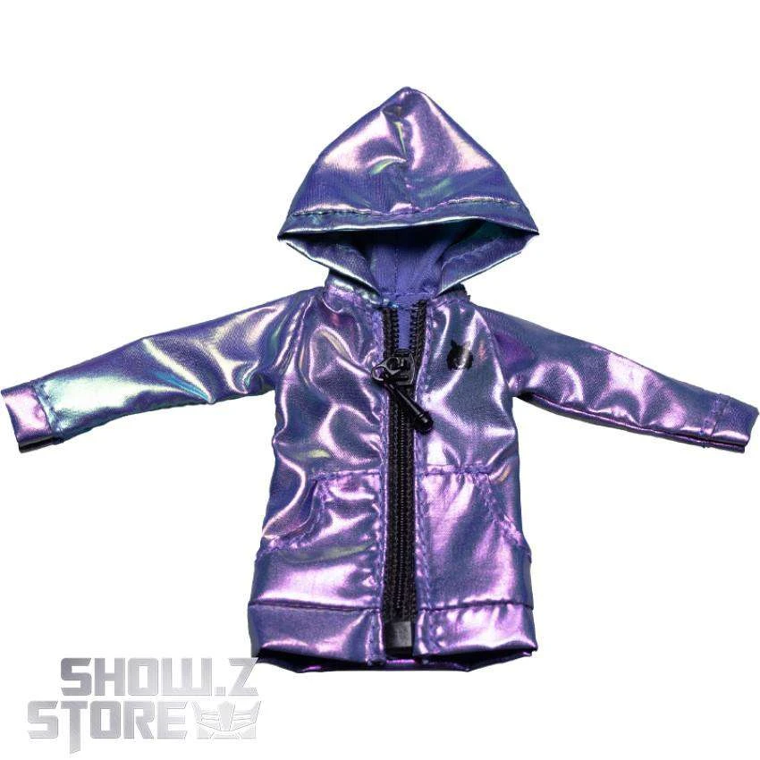 Snail Shell Dazzling Blue & Purple Cloth Coat For 1/10 & 1/12 Mecha Girl - Image 3