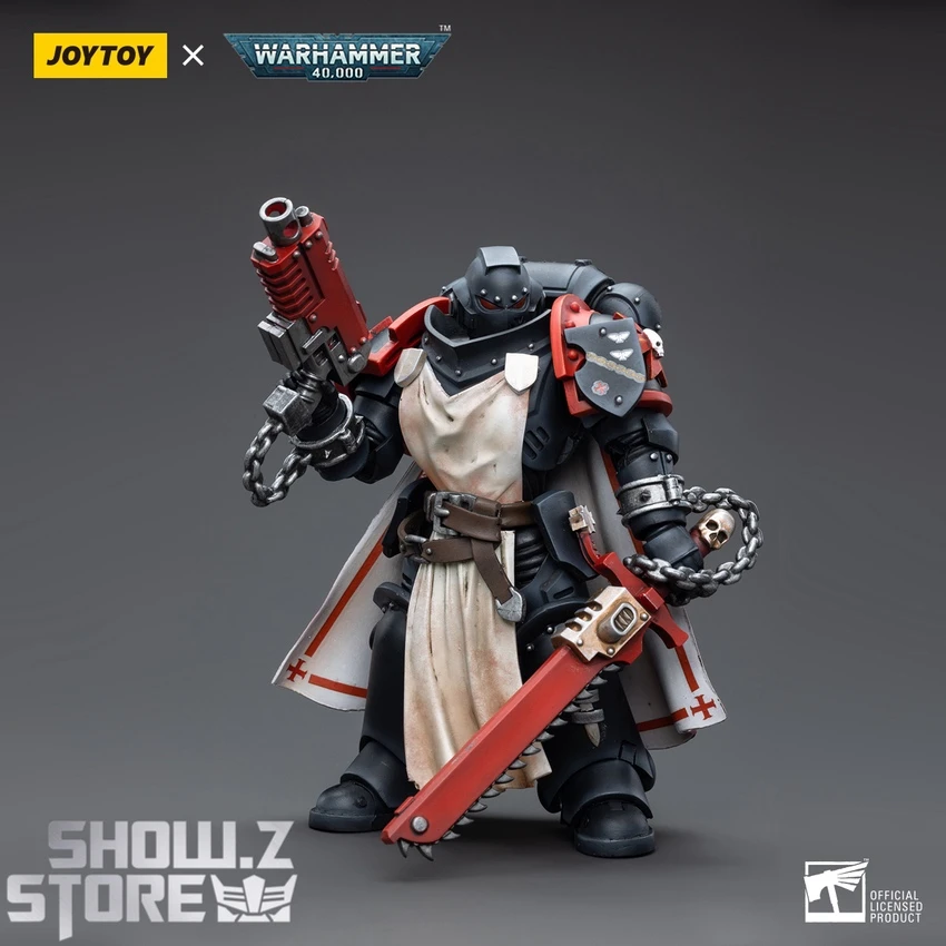 JoyToy Source 1/18 Warhammer 40K Black Templars Primaris Sword Brethren Harmund