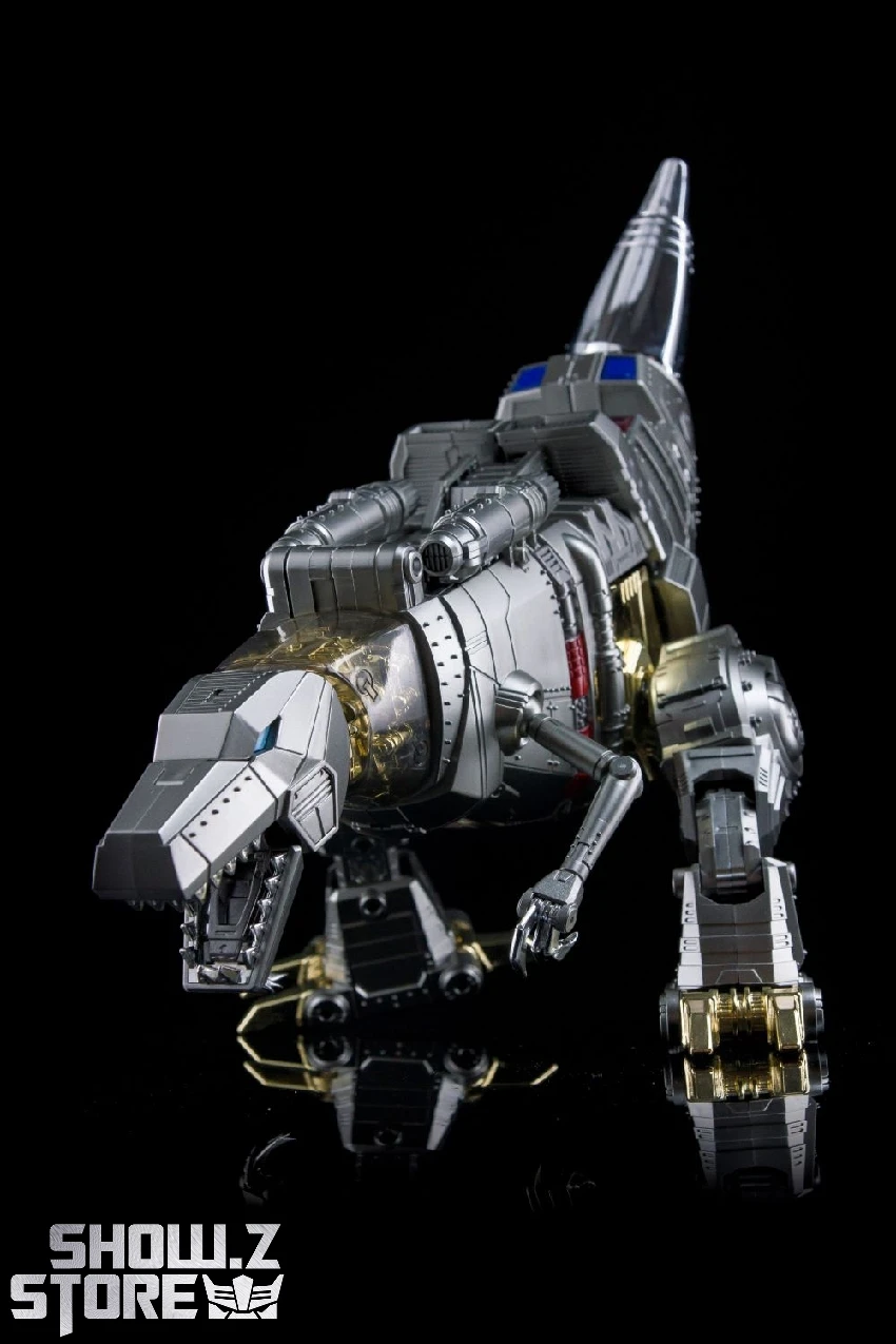 4th Party MP-08 King Grimlock Reximus Prime Oversized Stainless Steel Color Version - Image 9