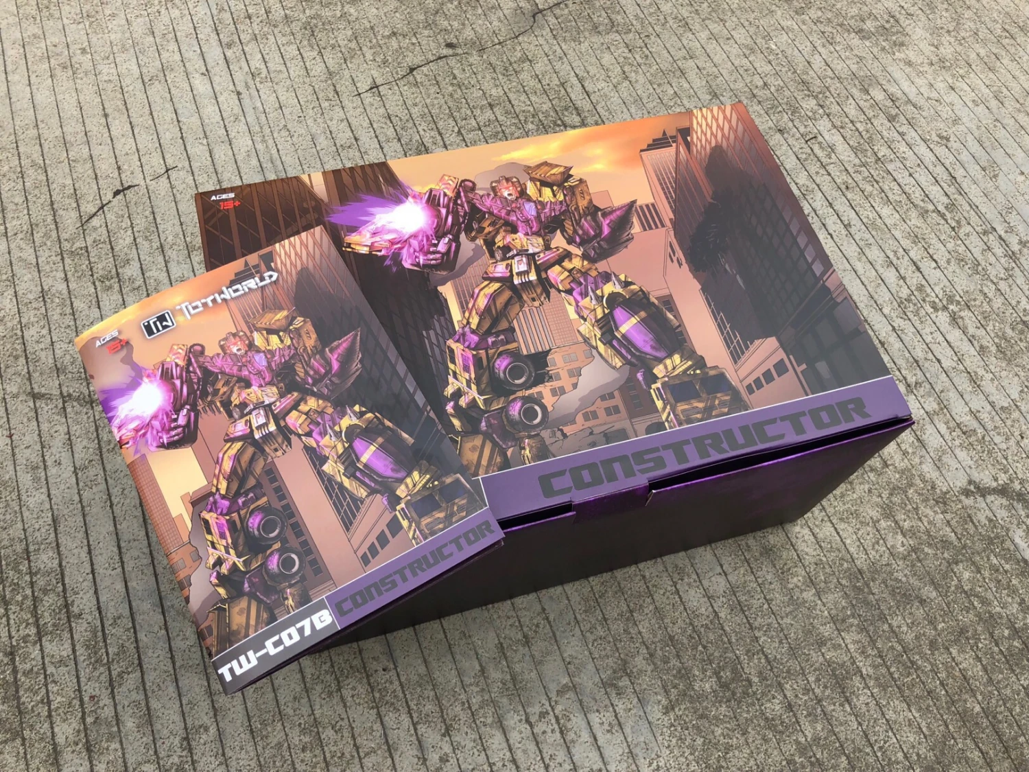 Toyworld TW-C07B Constructor Devastator Yellow Set Of 6 - Image 13