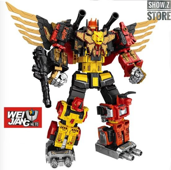 WeiJiang Wei Jiang WJ Complete Set Of 5 Sky Soarer Rampage Oversized Combination Mode POTP Feral Rex Predaking - Image 2