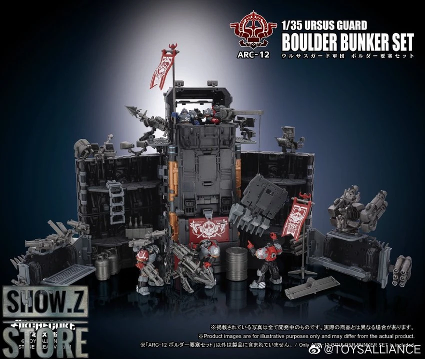 Toys Alliance ARC-12 Ursus Guard Boulder Bunker Set - Image 13