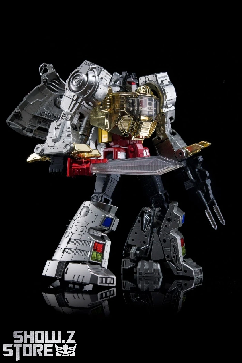 4th Party MP-08 King Grimlock Reximus Prime Oversized Stainless Steel Color Version - Image 11