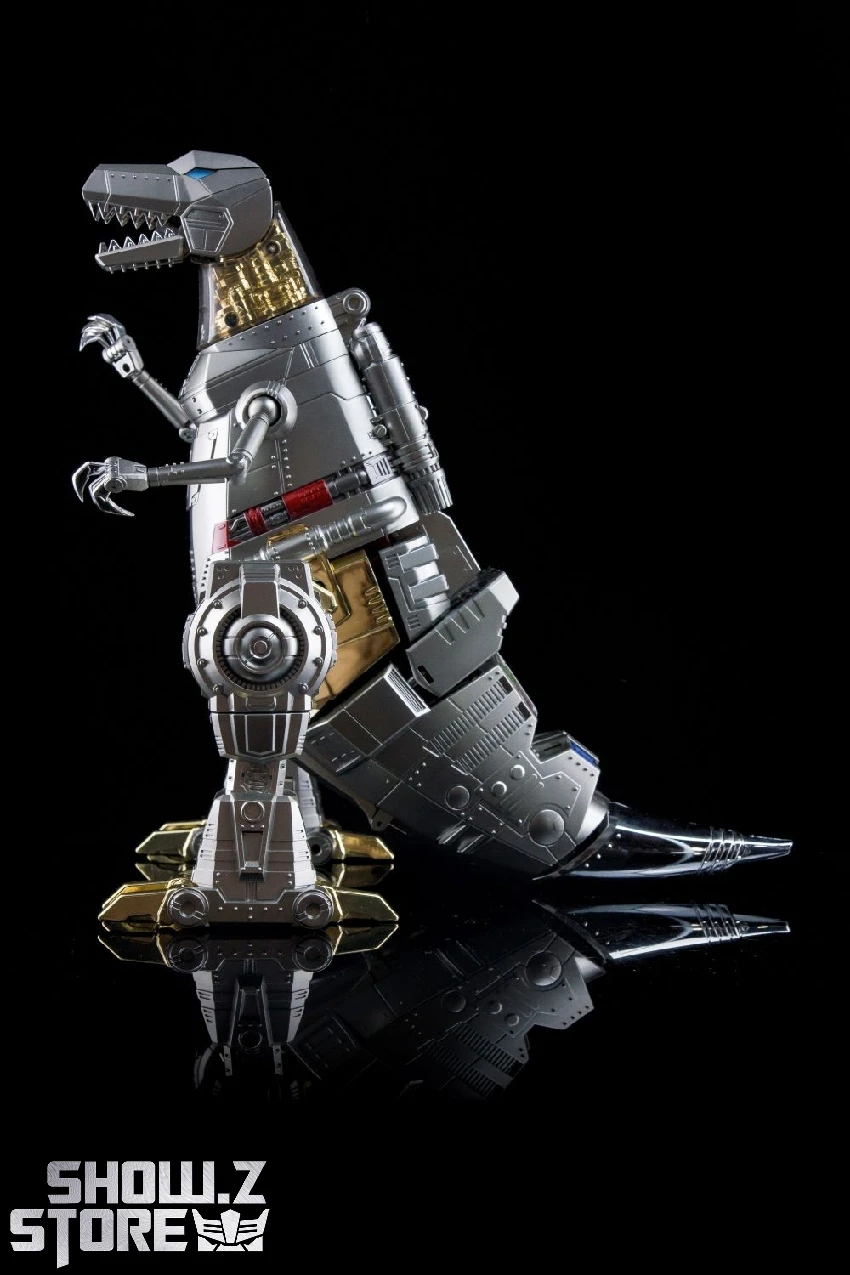 4th Party MP-08 King Grimlock Reximus Prime Oversized Stainless Steel Color Version - Image 6