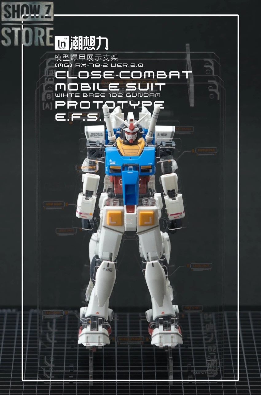 Inforce MG02 MG 1/100 RX-78-2 GUNDAM Ver.2.0 Internal Structure Showcase Display - Image 3