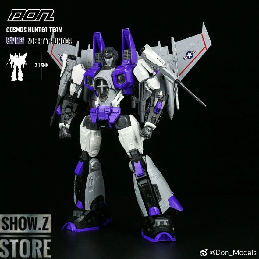 Don Models BP-003 Night Flash Skywarp Model Kit - Image 3