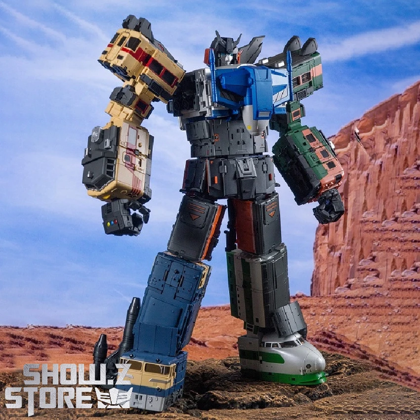 Moon Studio MS-07 Radiatron Trainbots Combiner Raiden Set Of 6