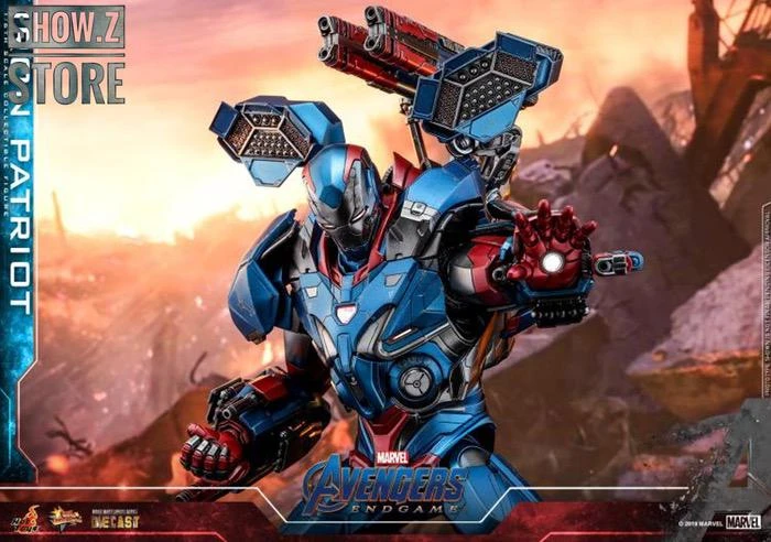 Hot Toys HotToys HT MMS547D34 1/6 Avengers: Endgame Iron Patriot Iron Man Collectible Figure - Image 9