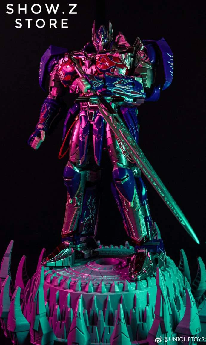 Unique Toys Display Base For R-02 Challenger Optimus Prime & R-03 Dragoon Megatron - Image 5