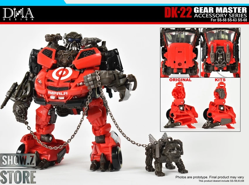 DNA Design DK-22 Upgrade Kit For SS-32/44/05 Studio Series DOTM Wreckers - Image 4