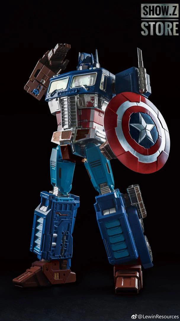 Lewin Resources LW-01A Optimus Prime Captain America Style Oversized 71cm W/ LED - Image 7