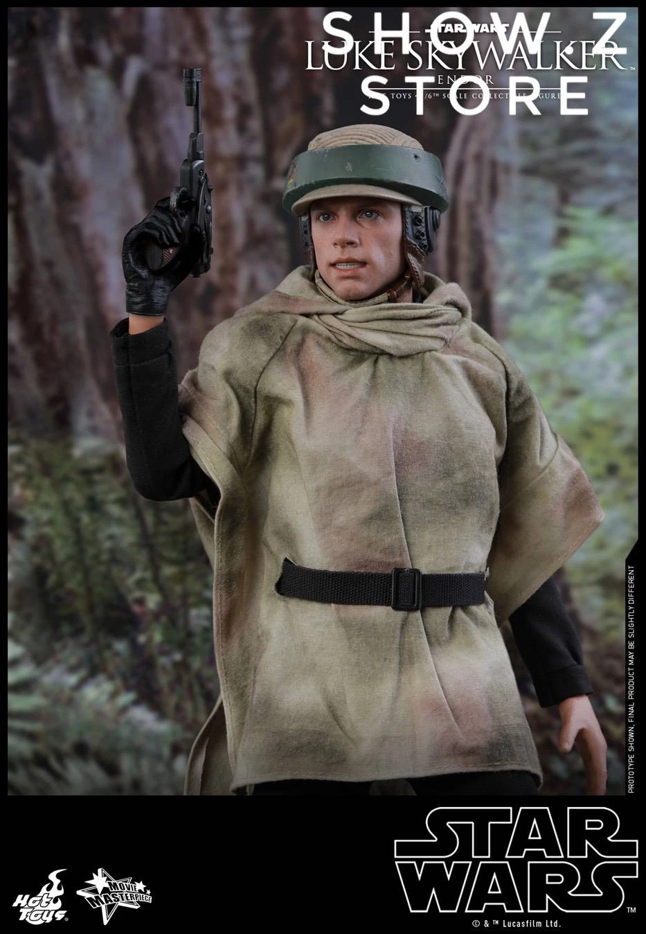 Hot Toys HT 1/6 Luke Skywalker MMS516 Star Wars: Return Of The Jedi Endor Standard Version - Image 4