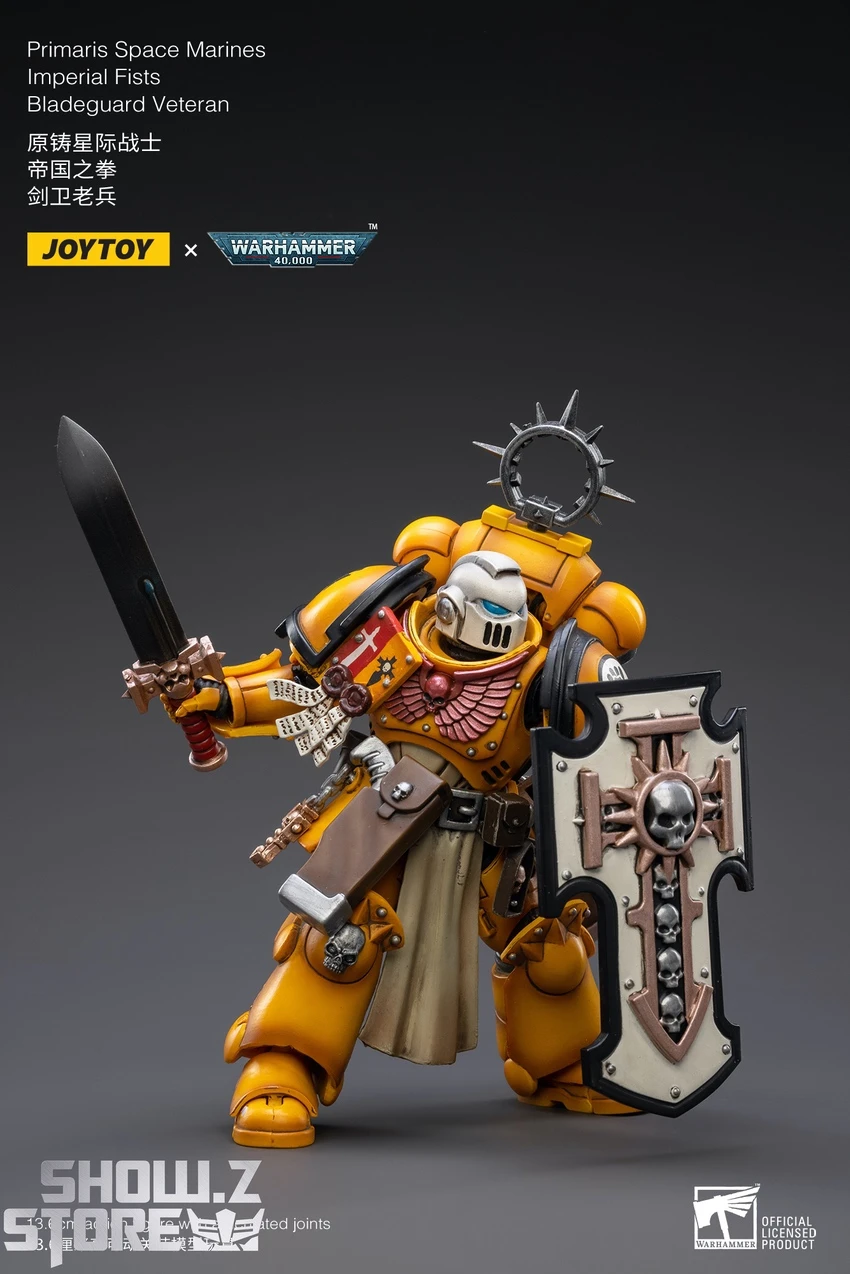 JoyToy Source 1/18 Warhammer 40K Imperial Fists Bladeguard Veteran - Image 3
