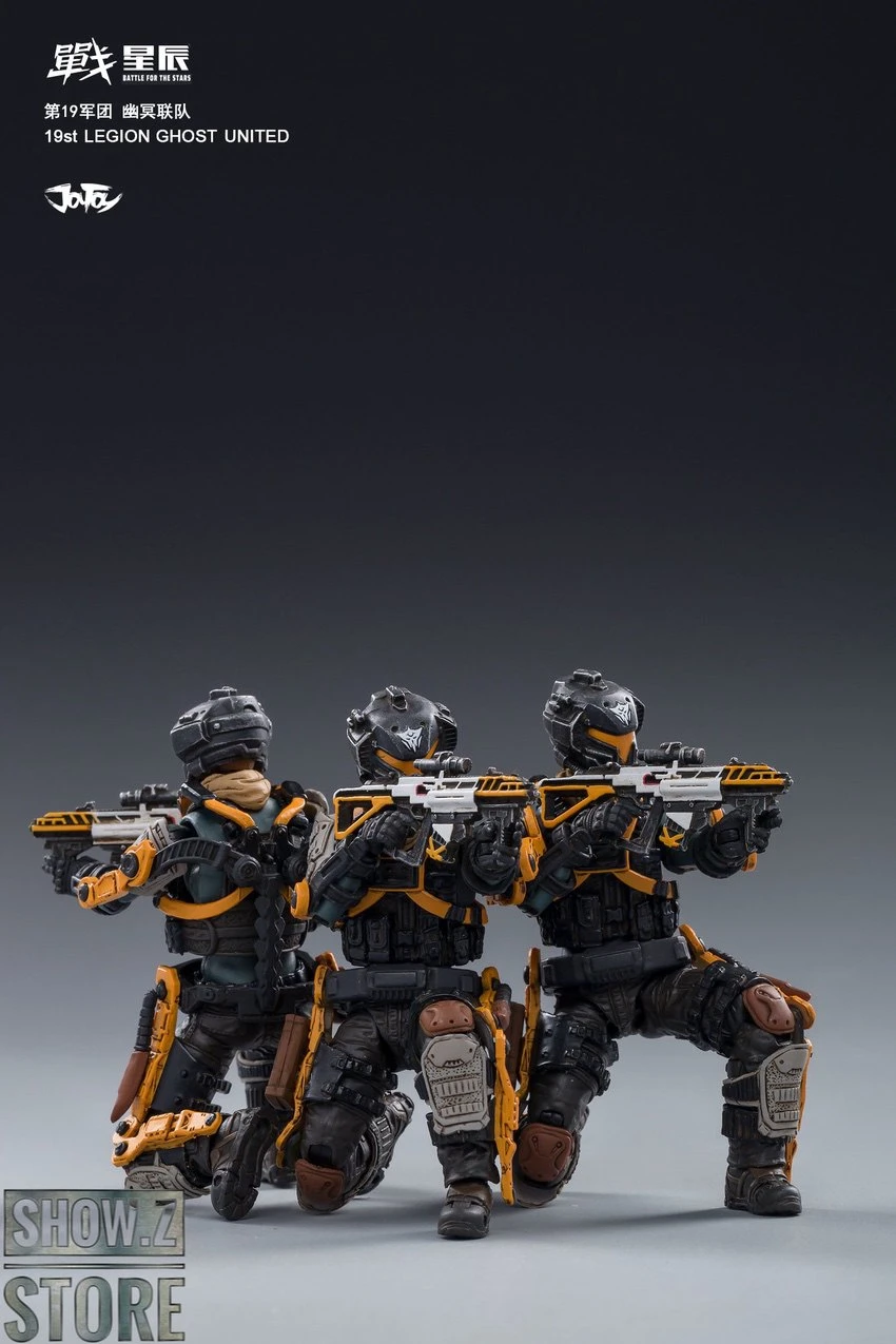 JoyToy Source 1/18 19st Ghost United Legion & Grice Anna Set Of 4 - Image 11