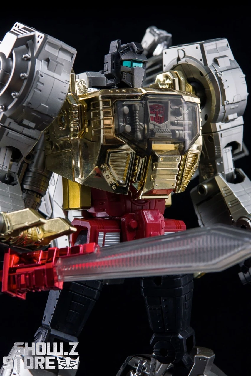 4th Party MP-08 King Grimlock Reximus Prime Oversized Stainless Steel Color Version - Image 18