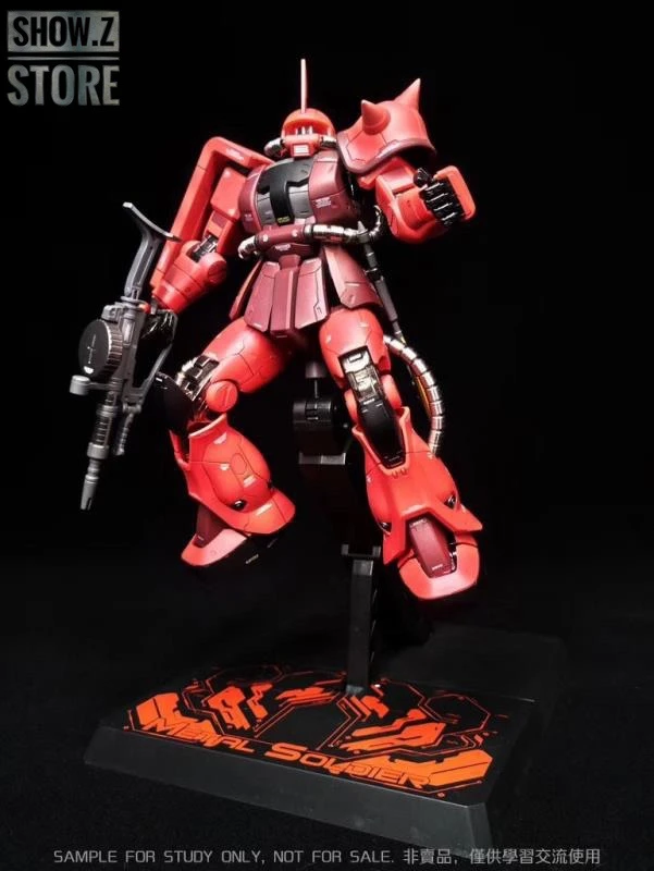 Metal Soldier MS 1/100 MS-06S MS06S Char's Zaku II Side 3 Side3 Red Comet Gundam Mobile Suit - Image 13