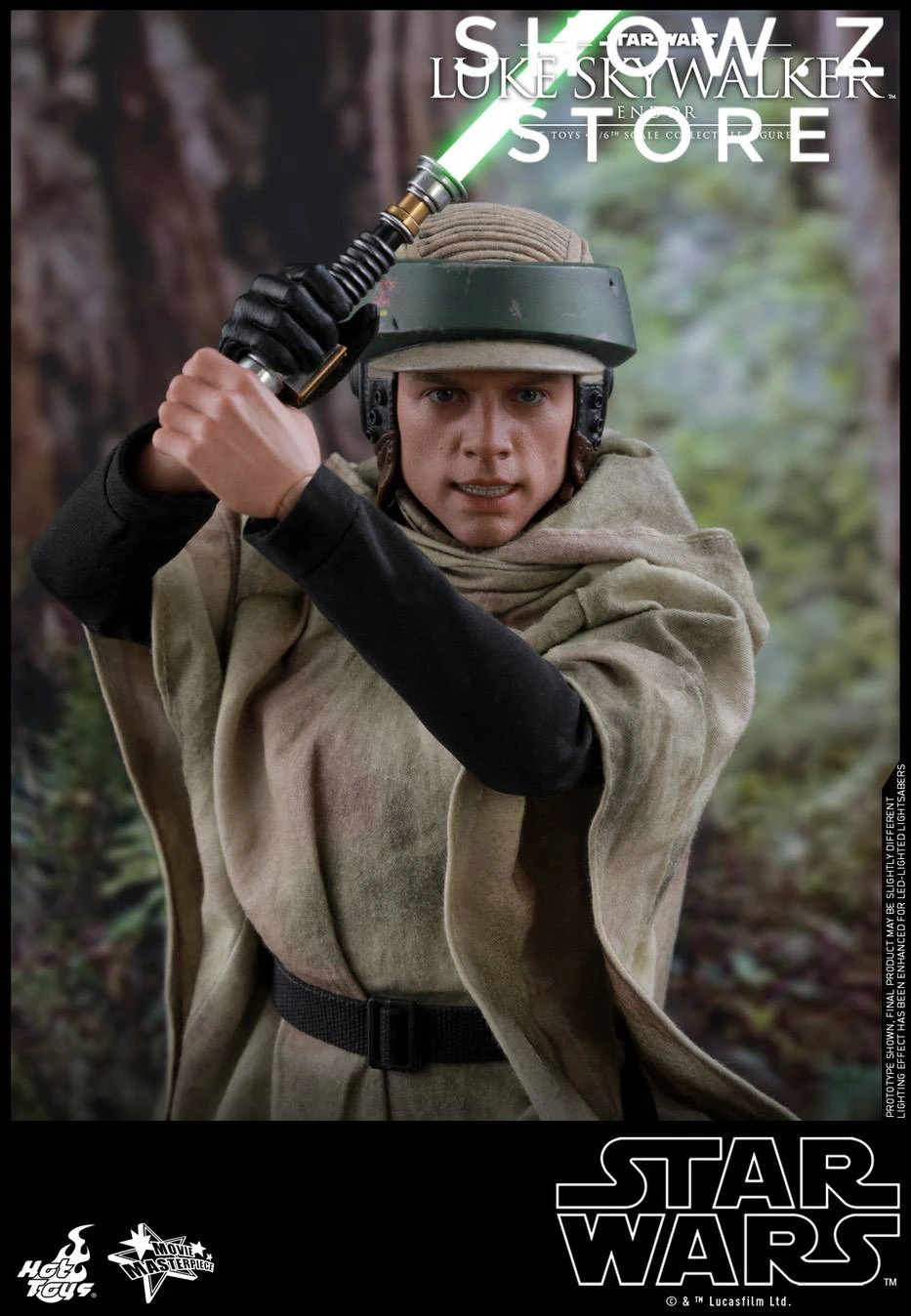 Hot Toys HT 1/6 Luke Skywalker MMS516 Star Wars: Return Of The Jedi Endor Standard Version - Image 3