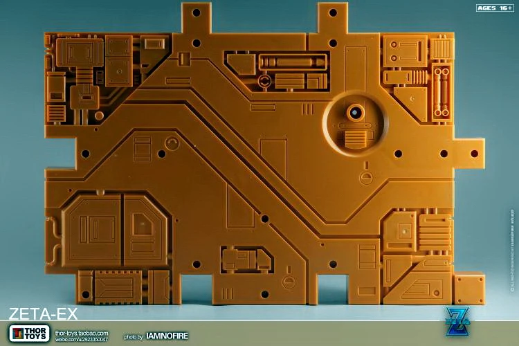Zeta Toys Zeta-EX Display Base (Orange & Black) - Image 4