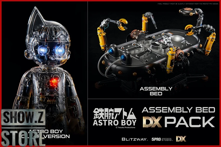 Blitzway X 5PRO Studio Astro Boy Clear Version & Assembly Bed DX Pack - Image 3