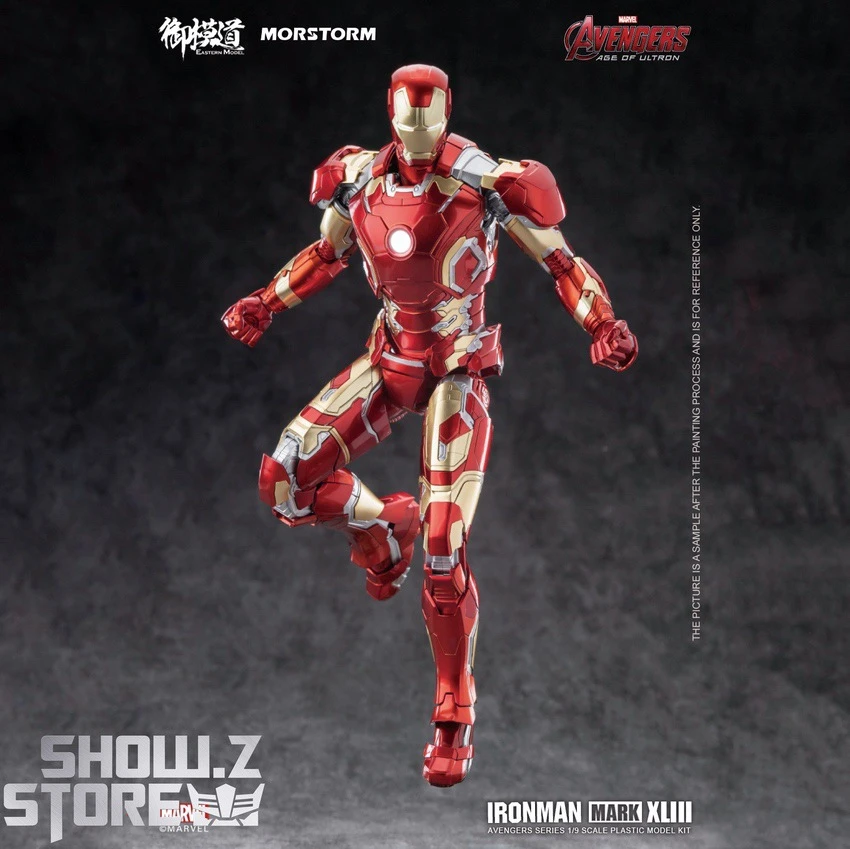 Eastern Model 1/9 Iron Man Mark 43 Pre-painted Model Kit