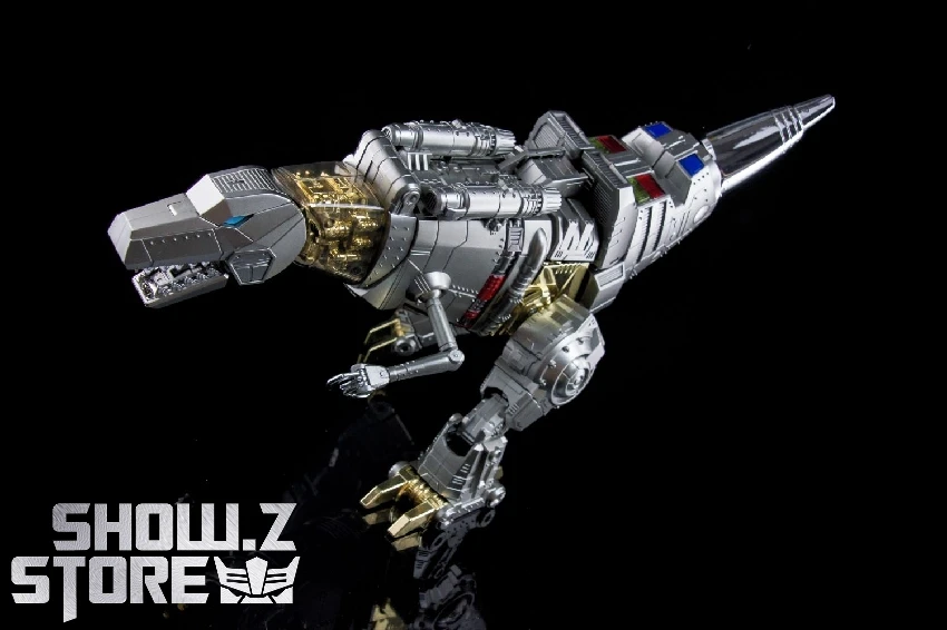 4th Party MP-08 King Grimlock Reximus Prime Oversized Stainless Steel Color Version - Image 5