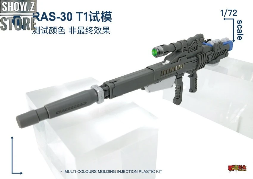 Rodams 1/72 RAS-30 RX-78GP03S Gundam Clear Version Model Kit - Image 3