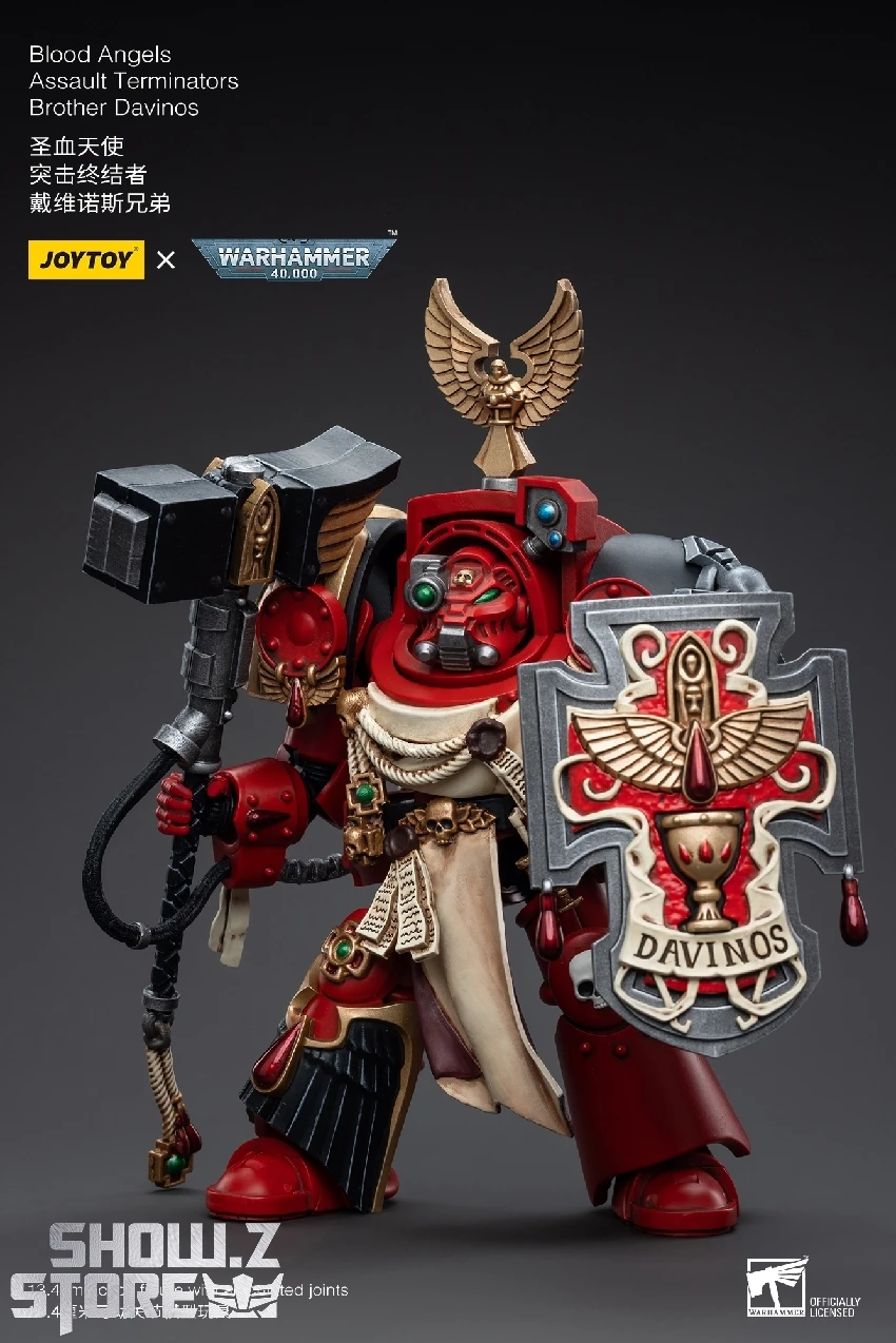 JoyToy Source 1/18 Warhammer 40K Blood Angels Assault Terminators Brother Davinos - Image 5