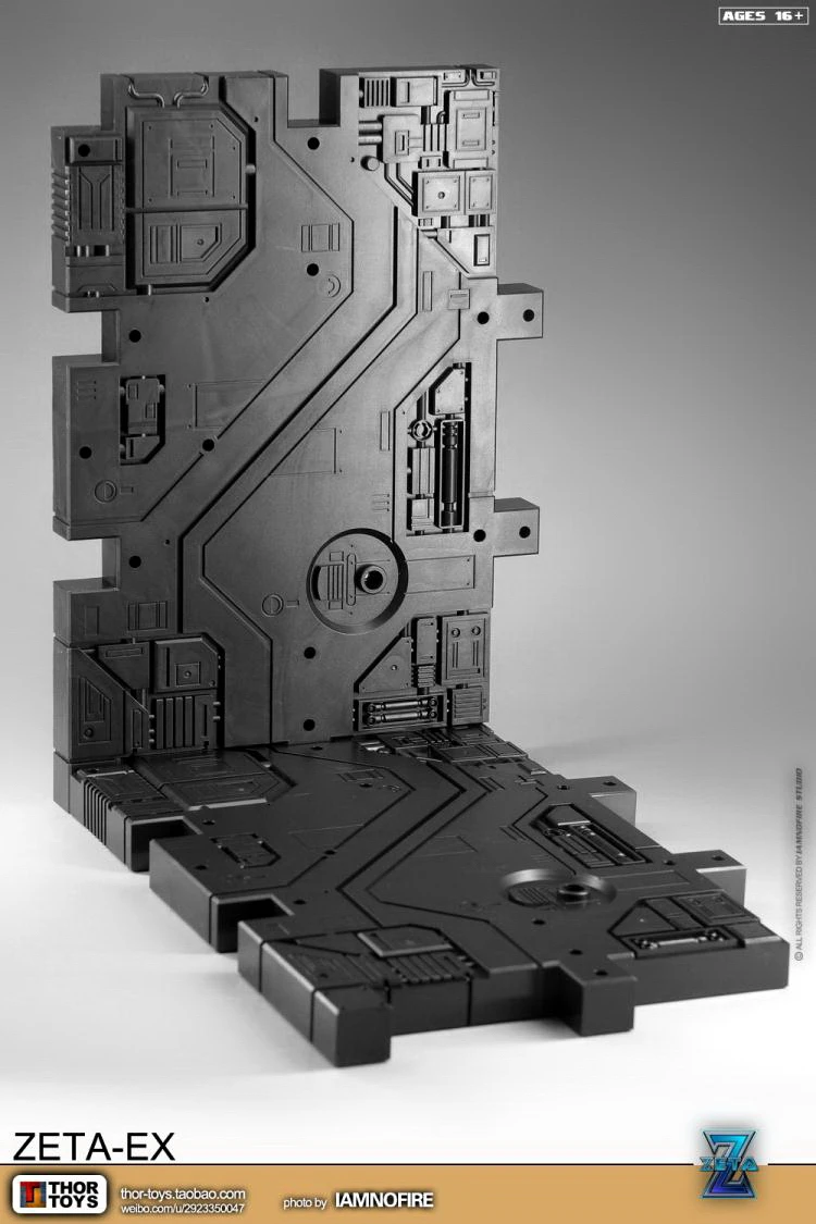 Zeta Toys Zeta-EX Display Base (Orange & Black) - Image 10