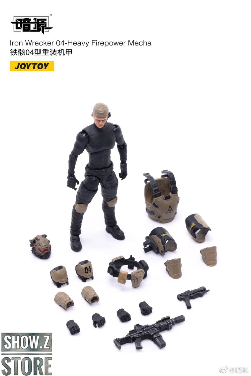 JoyToy Source 1/24 Iron Wrecker 04 Heavy Firepower Mecha W/ Pilot - Image 14