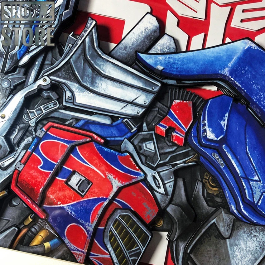 ChenFu Studio Transformers: Age Of Extinction Optimus Prime 3D Wall Art Decoration Picture - Image 6