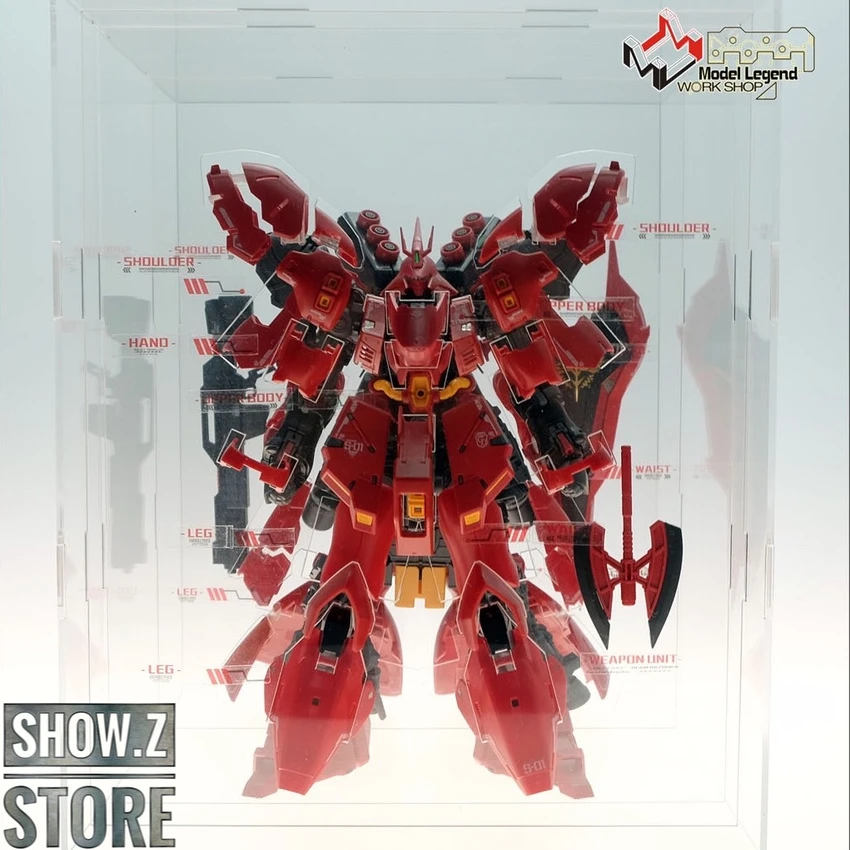 Model Legend 1/144 MSN-04 Sazabi Internal Structure Showcase Display - Image 2