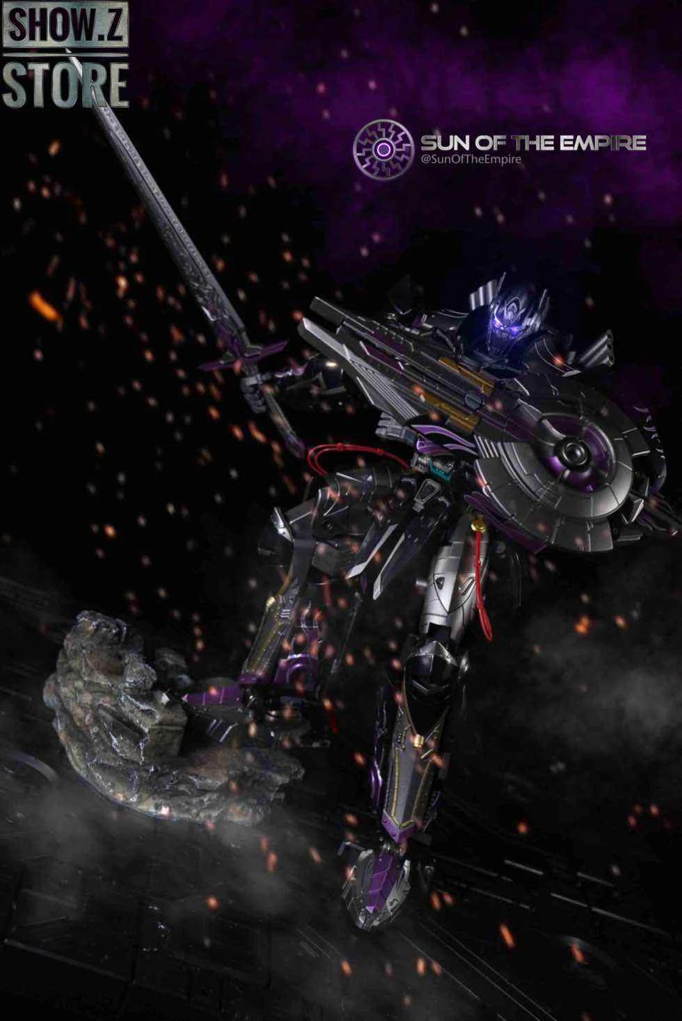 Unique Toys R-02V Challenger Optimus Prime Purple Version - Image 8