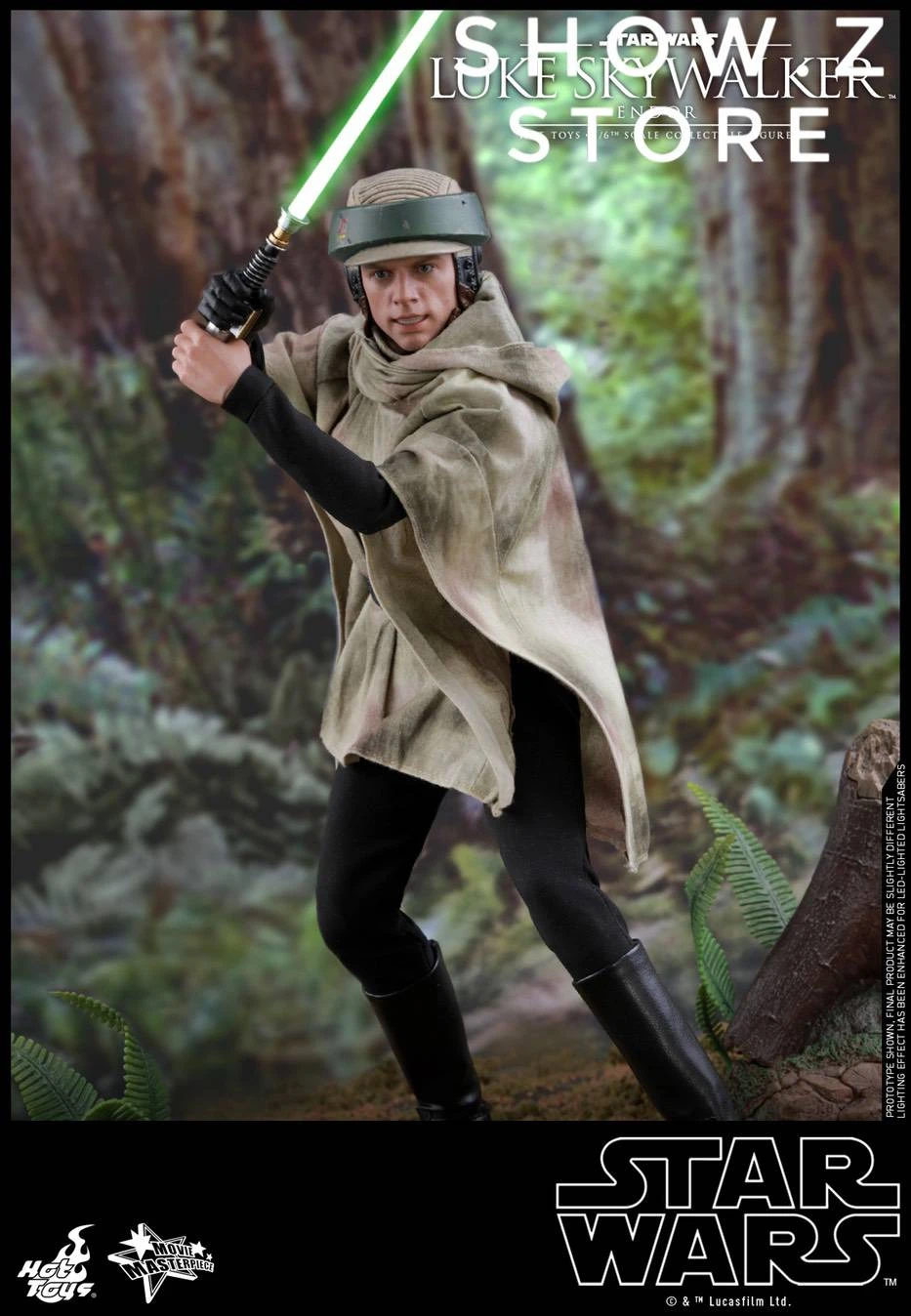 Hot Toys HT 1/6 Luke Skywalker MMS516 Star Wars: Return Of The Jedi Endor Standard Version - Image 6