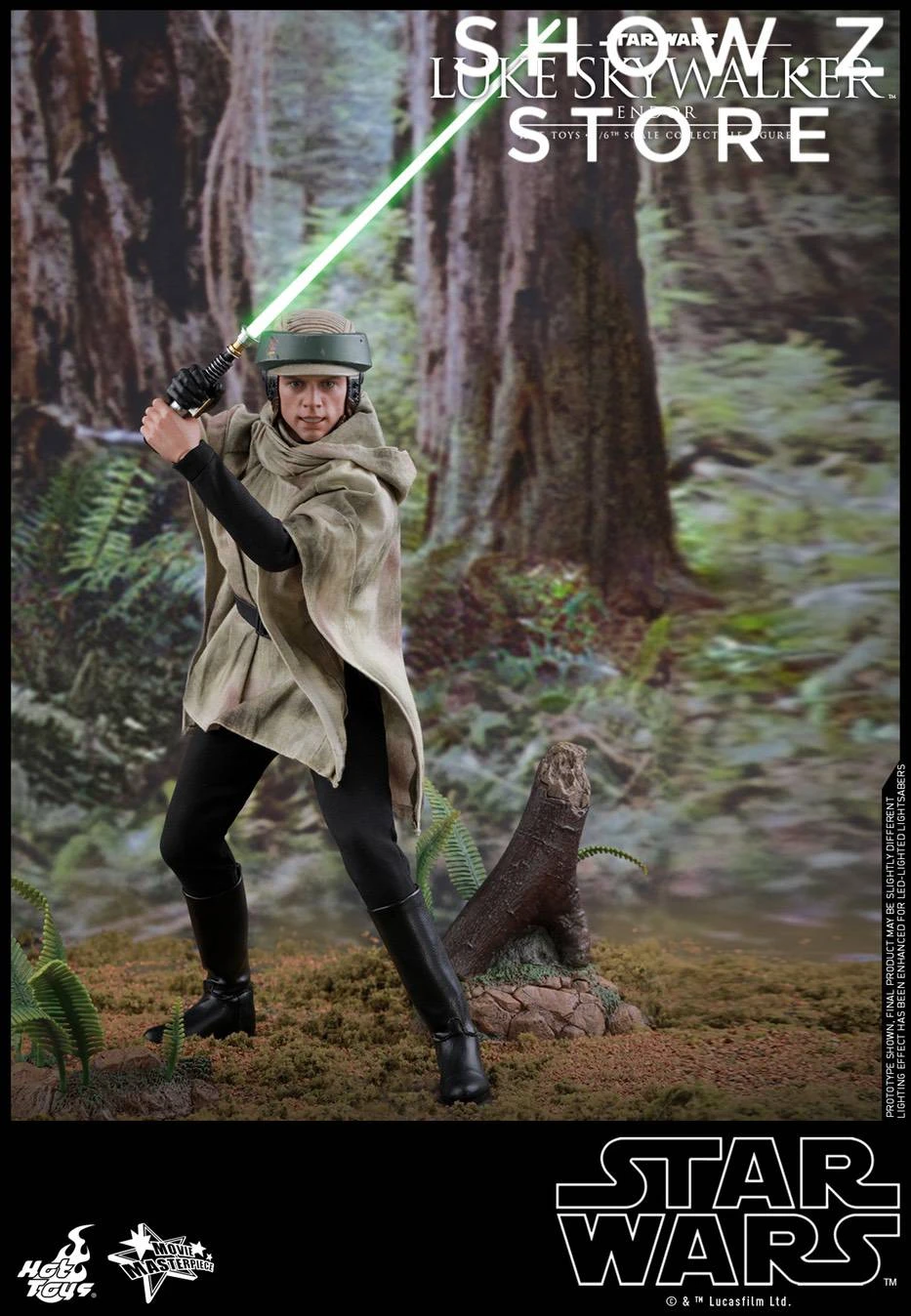 Hot Toys HT 1/6 Luke Skywalker MMS516 Star Wars: Return Of The Jedi Endor Standard Version - Image 9