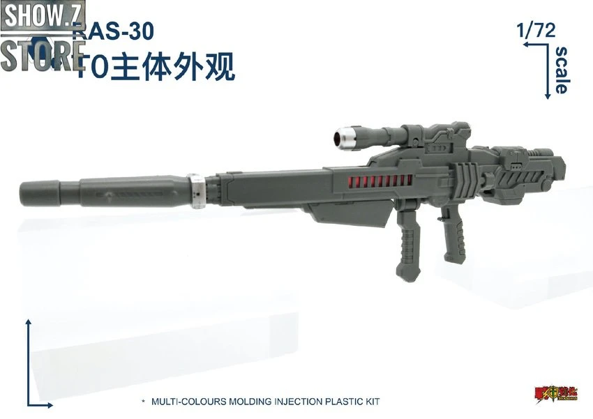 Rodams 1/72 RAS-30 RX-78GP03S Gundam Clear Version Model Kit - Image 10