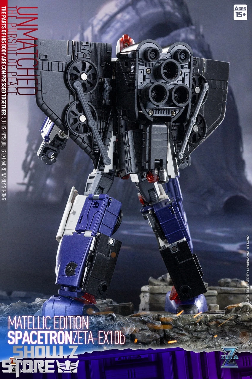 Zeta Toys EX-10B Spacetron Astrotrain Metallic Version - Image 11