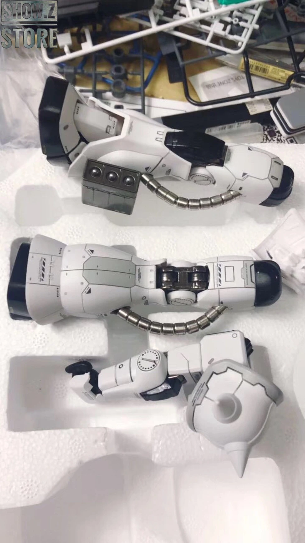 Metal Soldier MS 1/100 MS-06J MS06J Zaku II White Ogre Gundam Mobile Suit - Image 4