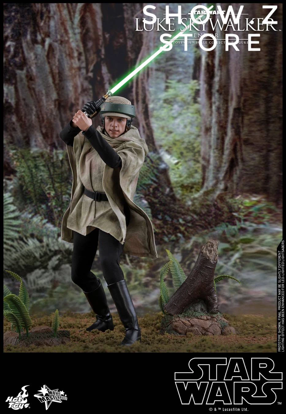 Hot Toys HT 1/6 Luke Skywalker MMS516 Star Wars: Return Of The Jedi Endor Standard Version - Image 8