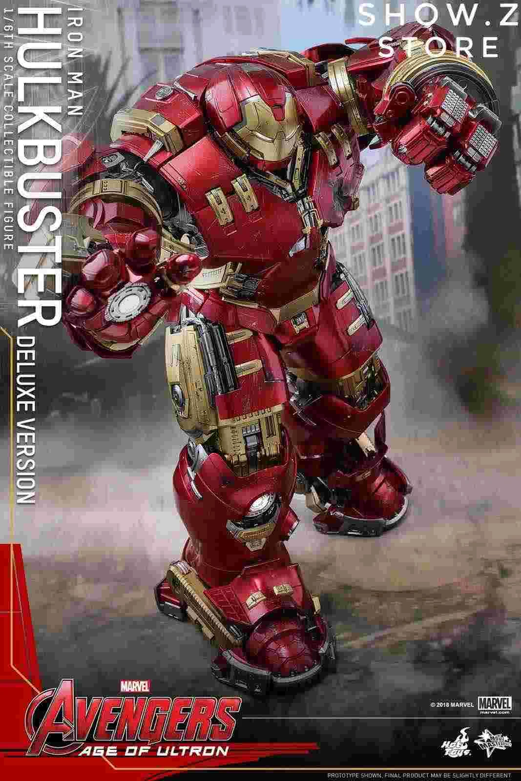 Hot Toys HT 1/6 Iron Man Mark XLIV MK44 MMS510 Hulkbuster Deluxe Version Avengers: Age Of Ultron Collectible Figure - Image 6
