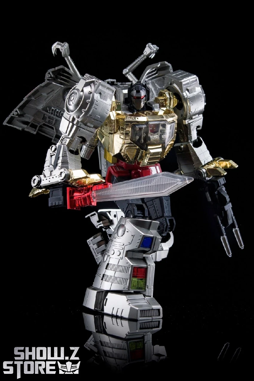 4th Party MP-08 King Grimlock Reximus Prime Oversized Stainless Steel Color Version - Image 15
