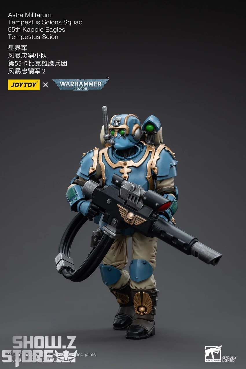 JoyToy Source 1/18 Warhammer 40K Astra Militarum Tempestus Scions Squad 55th Kappic Eagles Tempestor Scion 2 - Image 10