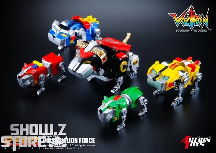 Action Toys Voltron Defender Of The Universe ES Gokin Voltron Lion Force - Image 3