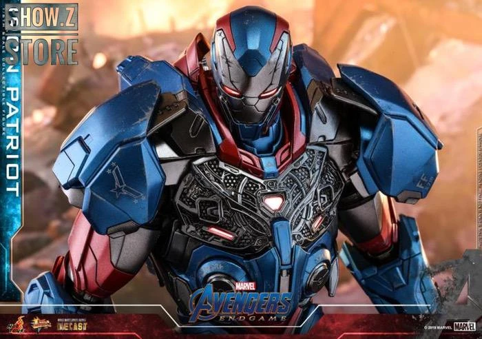 Hot Toys HotToys HT MMS547D34 1/6 Avengers: Endgame Iron Patriot Iron Man Collectible Figure - Image 6
