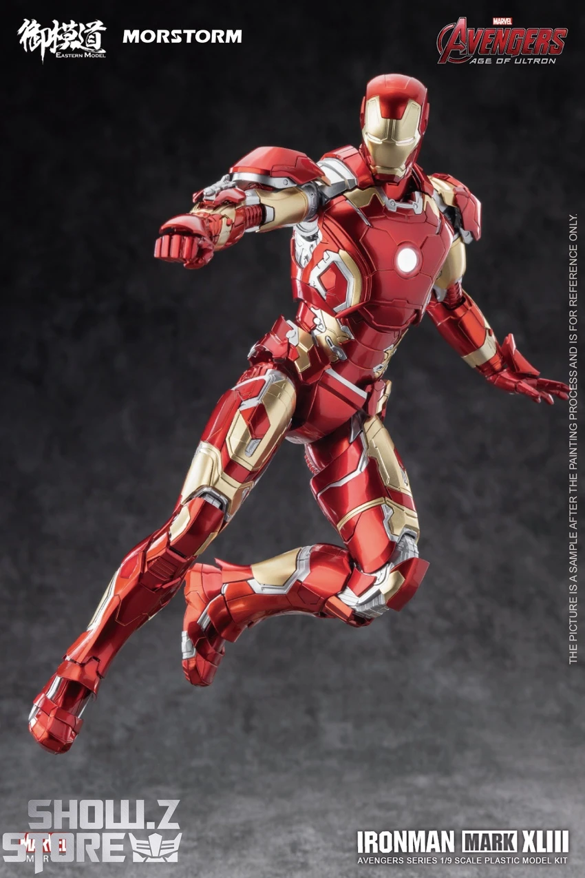 Eastern Model 1/9 Iron Man Mark 43 Pre-painted Model Kit - Image 7