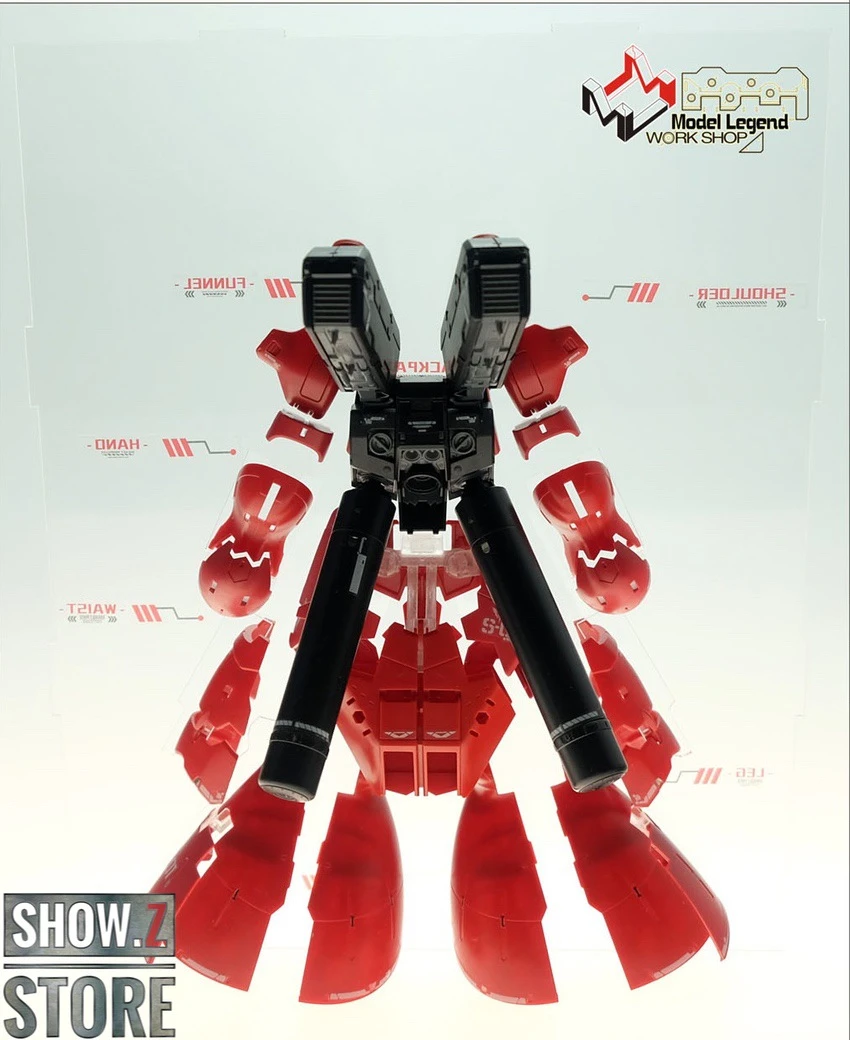 Model Legend 1/144 MSN-04 Sazabi Internal Structure Showcase Display - Image 7