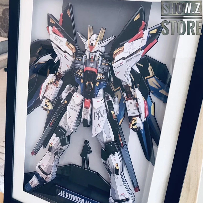 ChenFu Studio GAT-X105+AQM/E-X01 Aile Strike Gundam 3D Wall Art Decoration Picture - Image 3