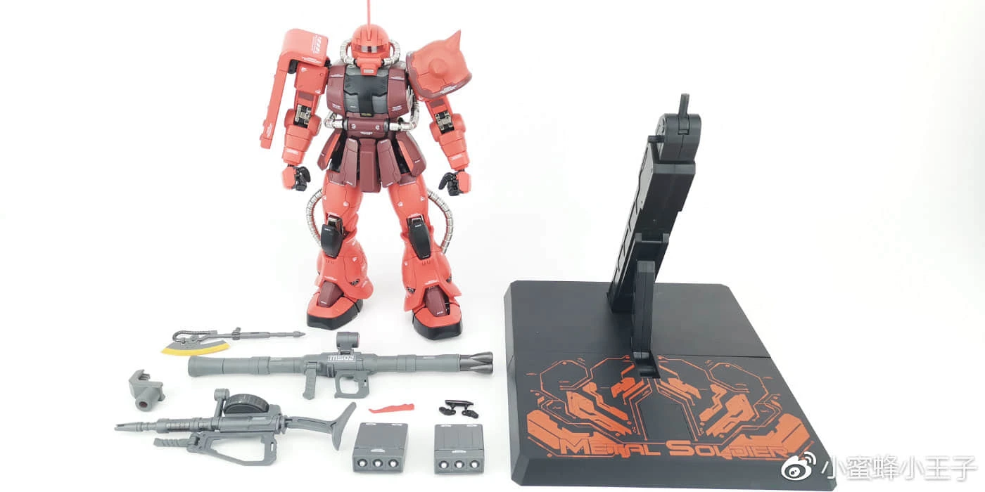 Metal Soldier MS 1/100 MS-06S MS06S Char's Zaku II Side 3 Side3 Red Comet Gundam Mobile Suit - Image 5