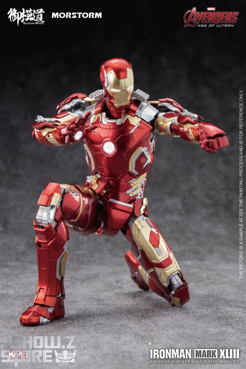 Eastern Model 1/9 Iron Man Mark 43 Pre-painted Model Kit - Image 6