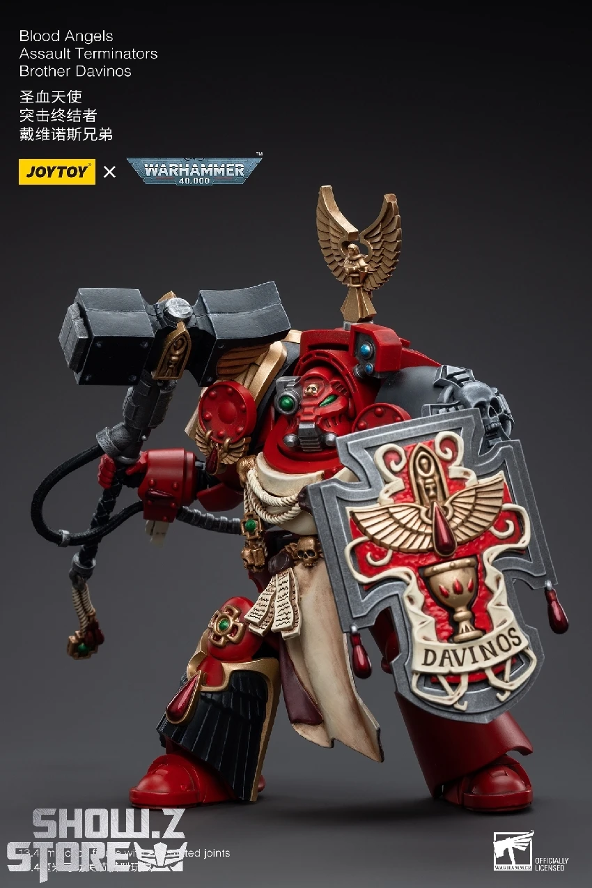 JoyToy Source 1/18 Warhammer 40K Blood Angels Assault Terminators Brother Davinos - Image 4